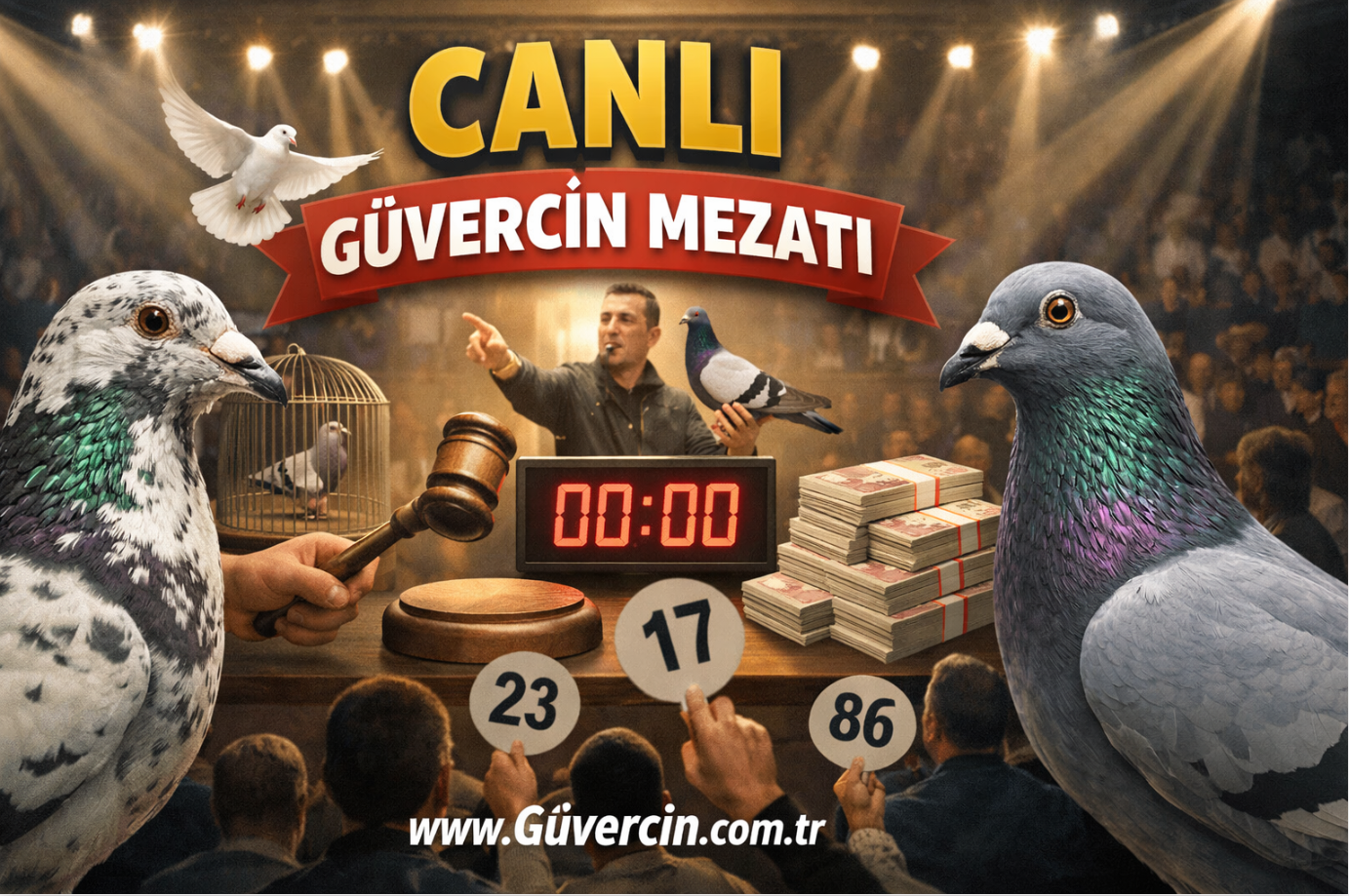 Güvercin Canlı Mezat Nedir? En İyi Fırsatları Kaçırmayın! Canlı İhale