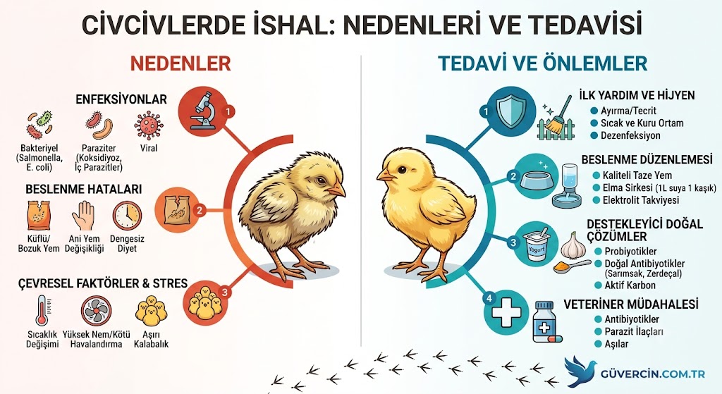 Civcivlerde İshal Nedenleri ve Tedavisi
