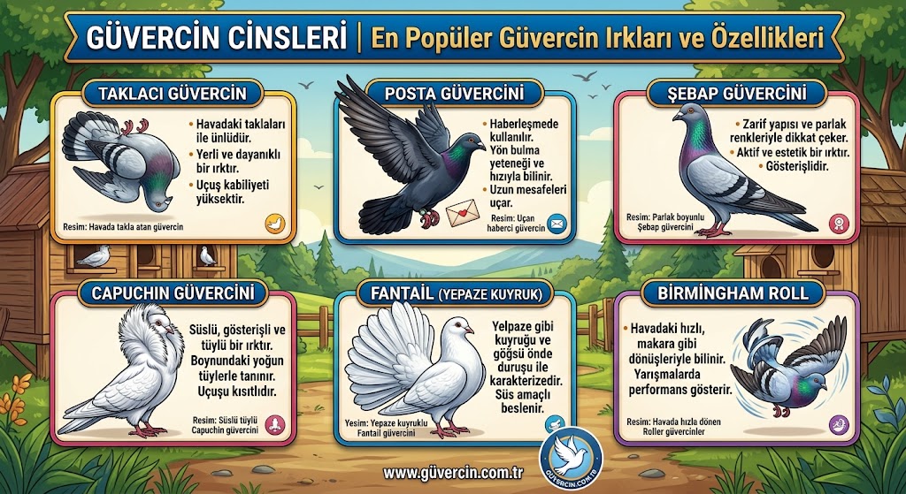 Güvercin Cinsleri