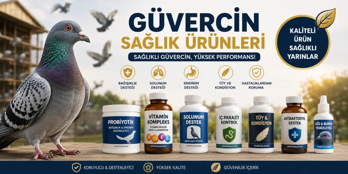 Güvercin Sağlık Ürünleri: Güvercinler İçin En Etkili Sağlık Destekleri ve Doğru Kullanım Rehberi